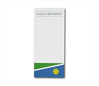 Pickleball Notepad - Things to do After Pickleball