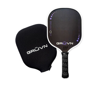 GRUVN MUVN-13S Raw Carbon Fiber Pickleball Paddle