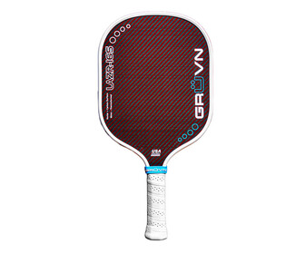 GRUVN LAZR-16S Pickleball Paddle (Red Blend)