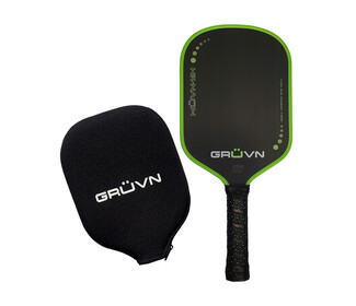 GRUVN MUVN-16H Raw Carbon Fiber Pickleball Paddle